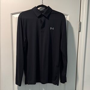 Under Armour Men's Black Polo Shirt